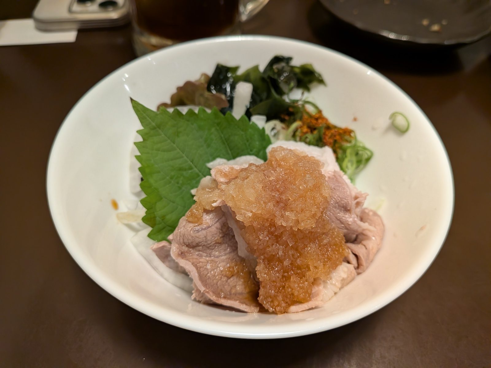 やんばる豚しゃぶポン酢｜豊中の沖縄料理居酒屋まあさん