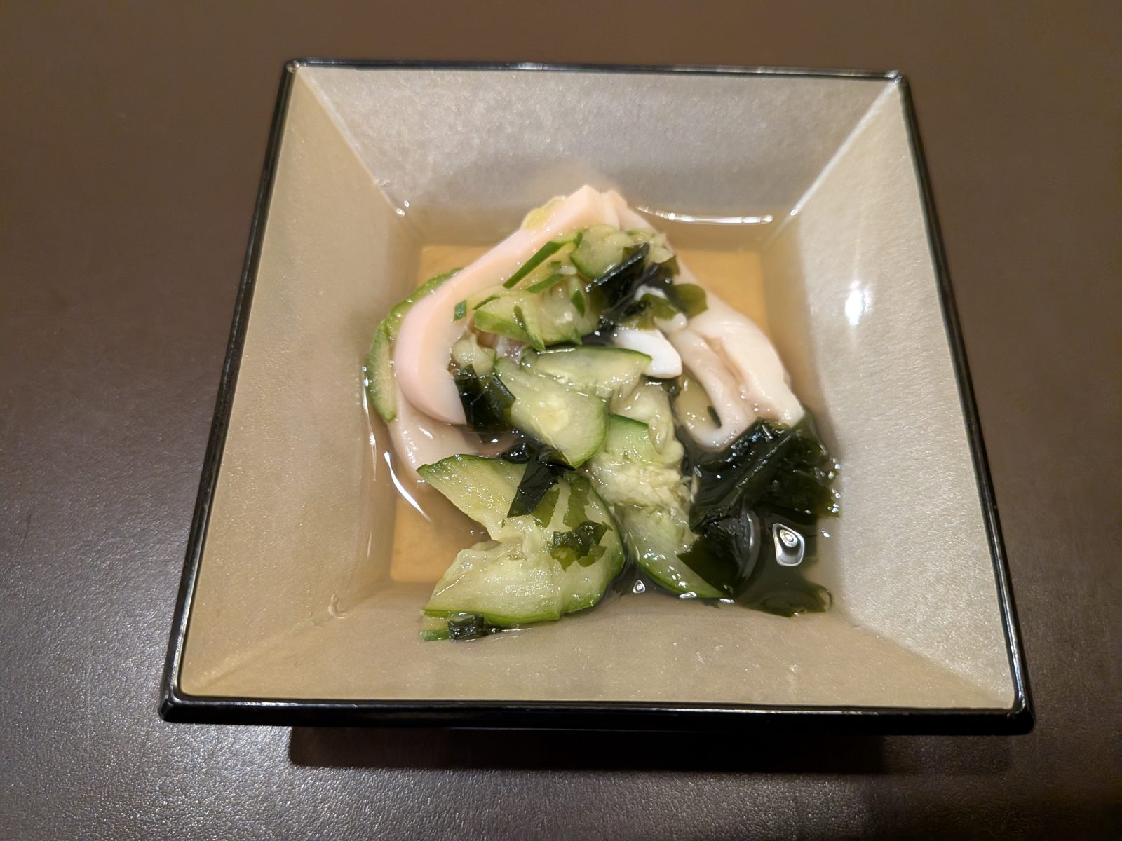 たこと胡瓜の酢の物｜豊中の沖縄料理居酒屋まあさん
